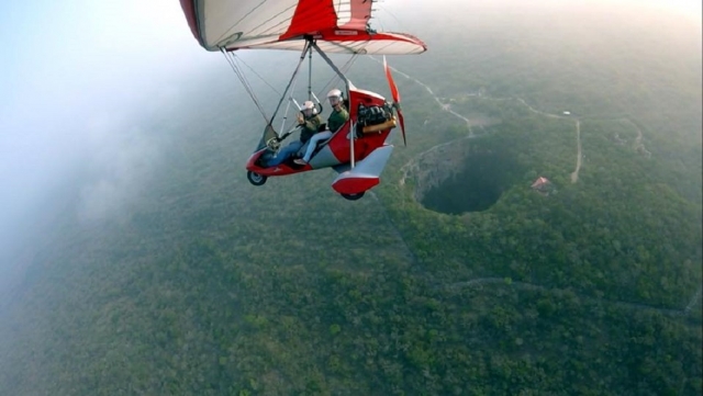 Vuela sobre cascadas de Chiapas