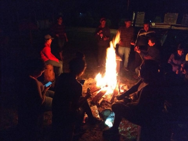 Nachtlagerfeuer 