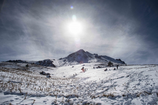  Nevado de Toluca avec de la neige 