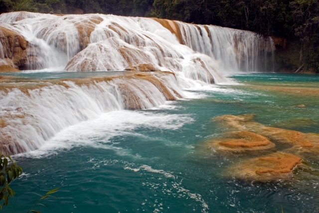 cascadas azules