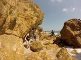 Boat and snorkeling route in Playa Nopalera 2 hours