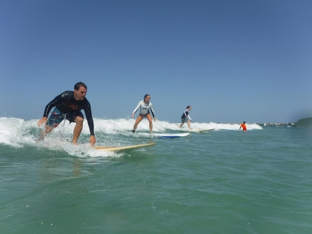 Leccion de surf