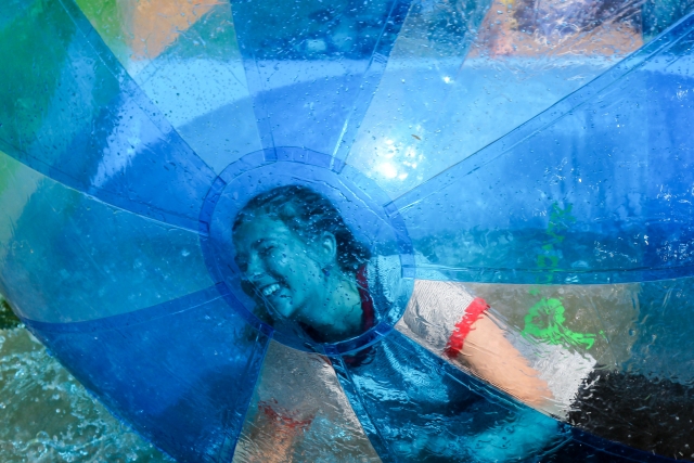  Fun inside the bubble 