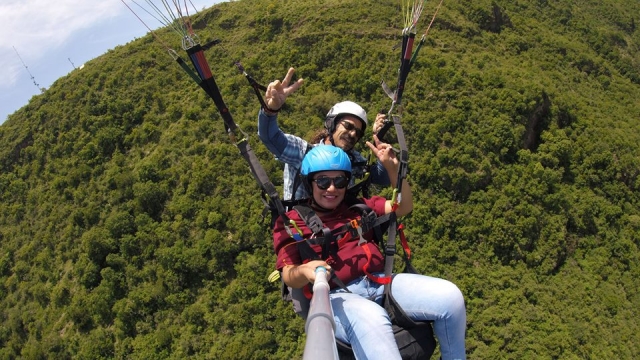  Beautiful view from the paraglider 