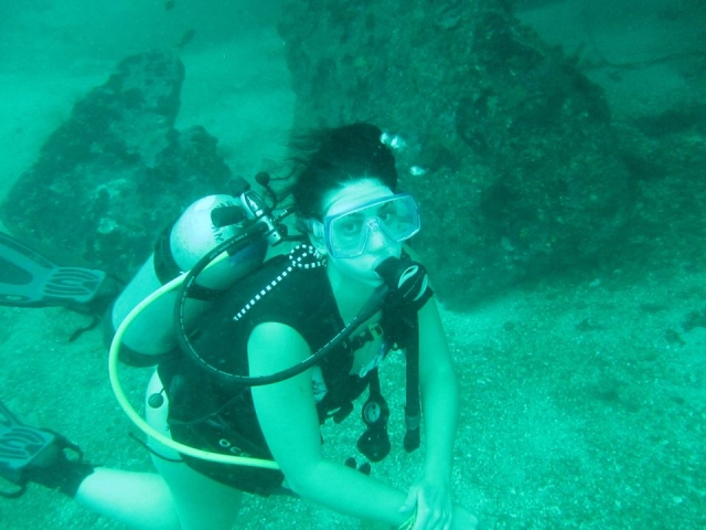 Eintauchen ins offene Meer 