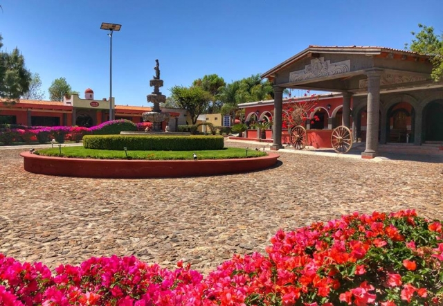 Montar a caballo en hacienda