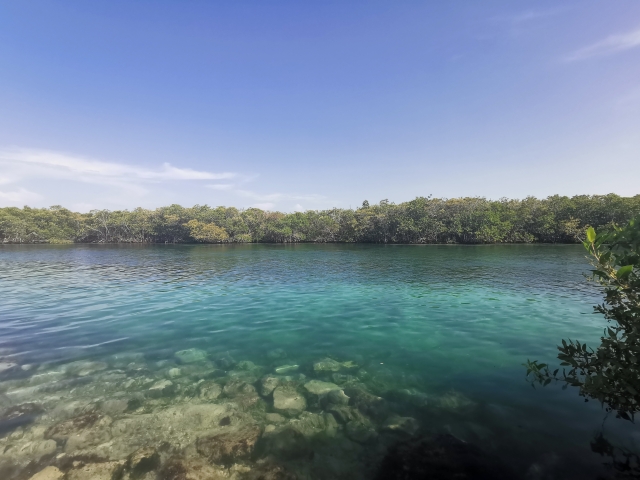  Panorama of Nichupté lagoon 