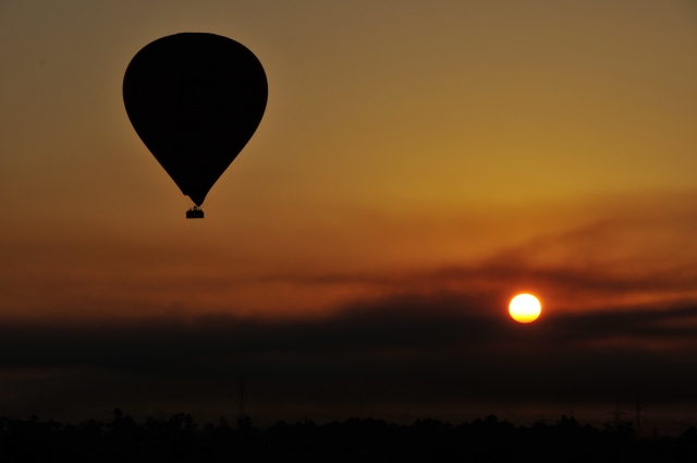 Amanecer en globo