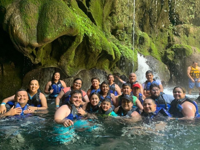 Disfrutando la visita guiada
