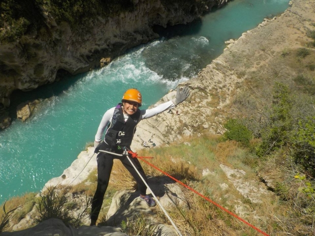  Üben Sie das Abseilen in den Huasteca-Wasserfällen 