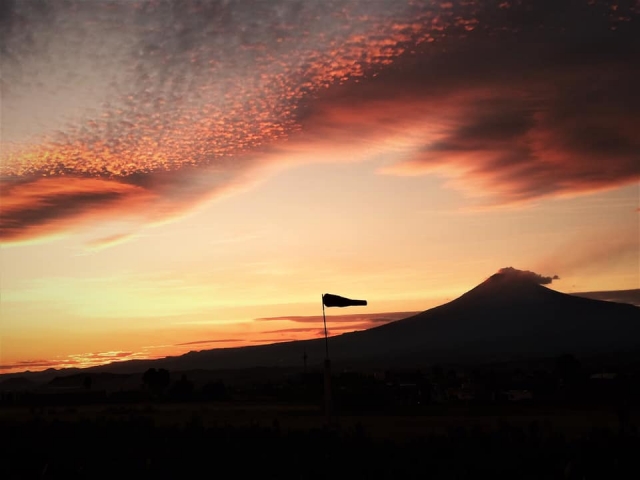  Sonnenuntergang am Startplatz 
