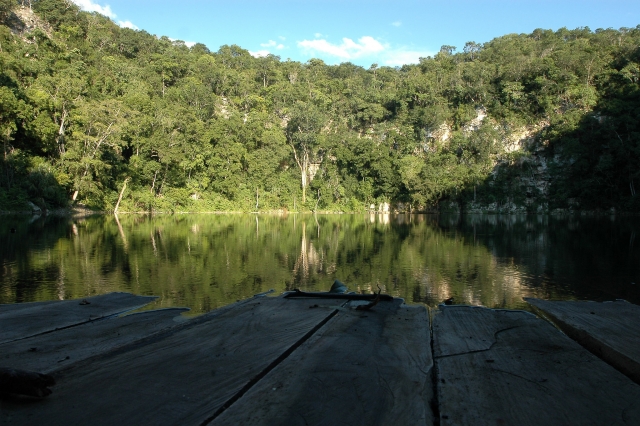 Cenote en Miguel Colorado