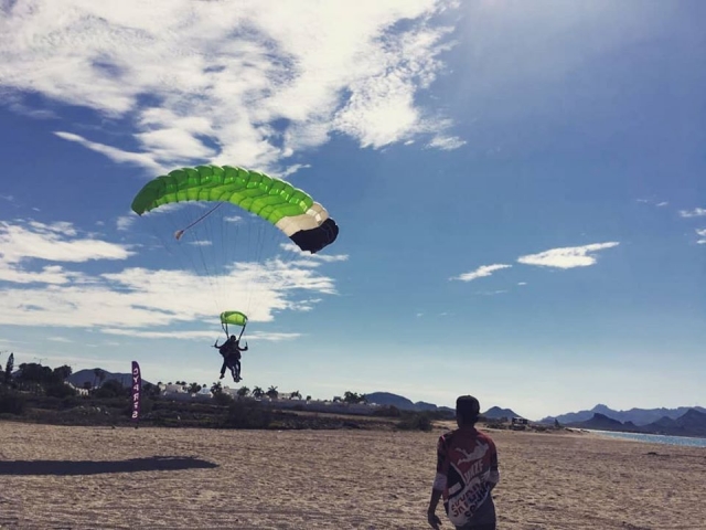  Landing on the beach 