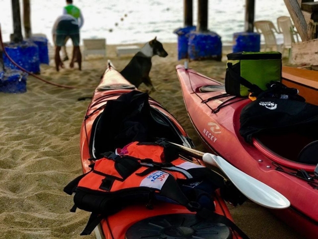  Kayaks ready for the ride 