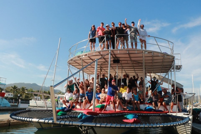  Promenade sur un grand trimaran 