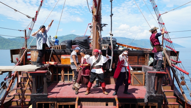  Vous ne pouvez pas manquer notre spectacle de pirates 