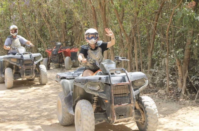  até uma aventura ATV 