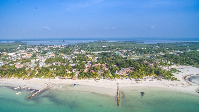 Vista panorámica de la isla