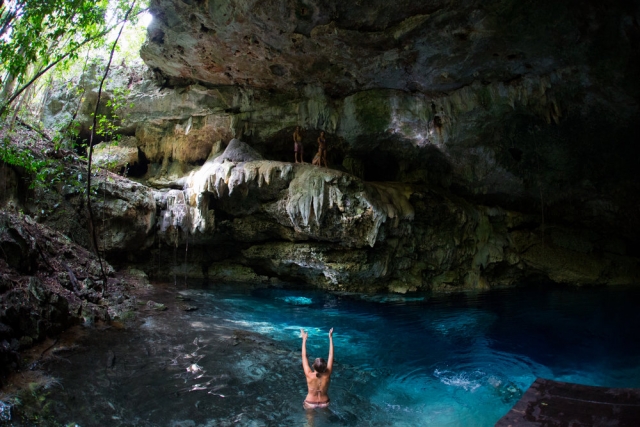 Paisagem no Cenote 