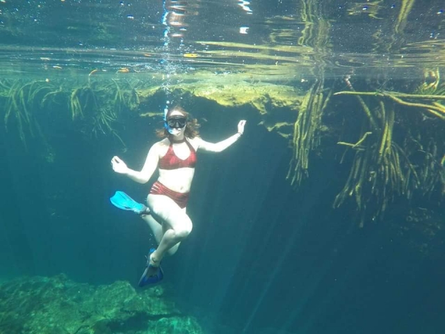  Snorkeling in un cenote 