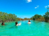 Caminhada por Lagunas de Sian Ka'an Niños