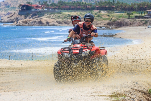  They will be able to go as co-pilots on the ATVs 