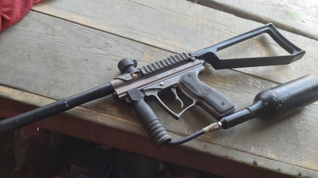 Marcadora de paint ball
