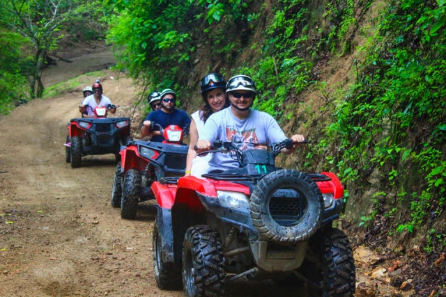  Riding an ATV 