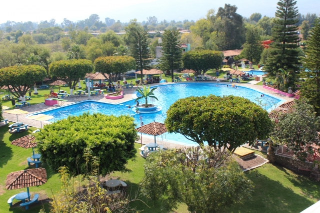 Vista hacia el balneario