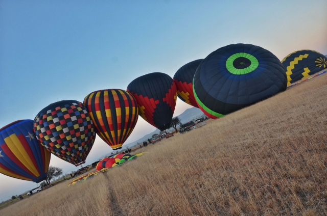  Landscape with balloons 