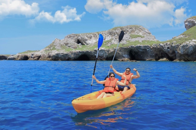 kayaks en Playa del amor