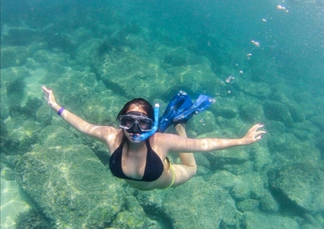 Practicando snorkel en Islas Marietas