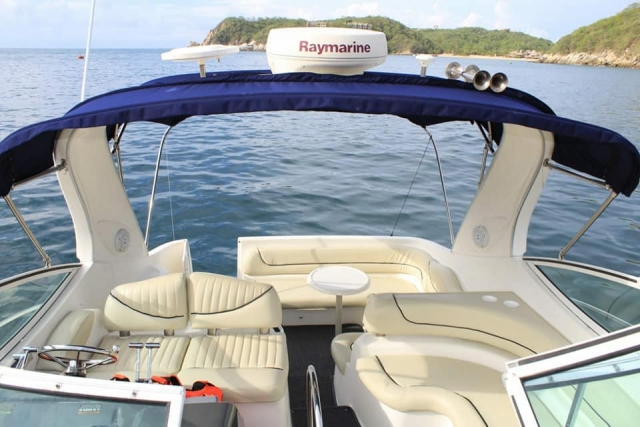 Interior del barco
