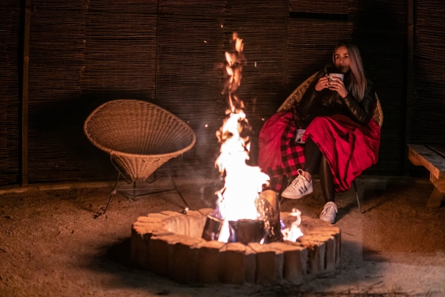  Camping with friends or family 