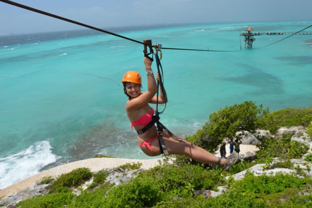  Tyrolienne à Cancún 