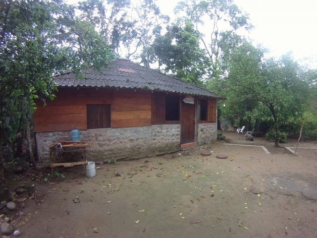 Exterior de una de nuestras cabañas.