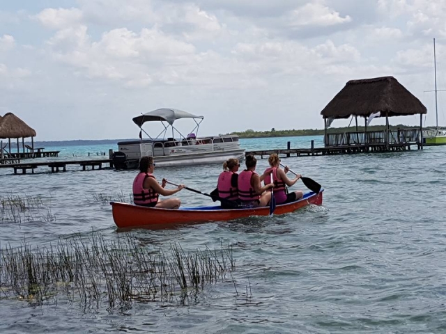 Kayak à Bacalar 
