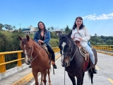 Horseback riding around Xico, 1.5 hours