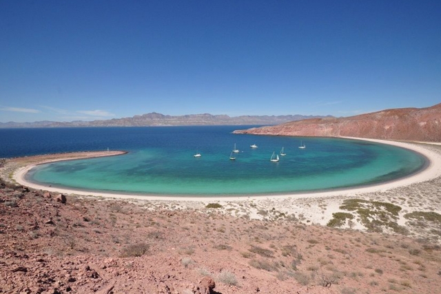  Deixe -se surpreender com as vistas incríveis que Los Angeles Bay tem em Baja California