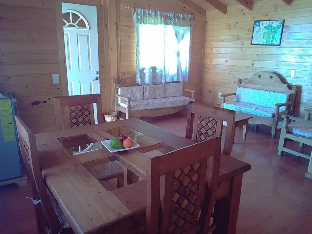 Dining room and living room 