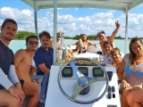 Excursion en bateau à travers les cénotes de Bacalar Enfants