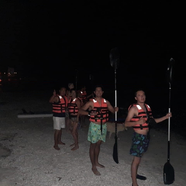  Prepared to go kayaking 