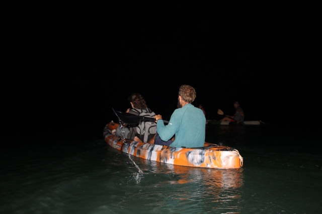  Paddling at night