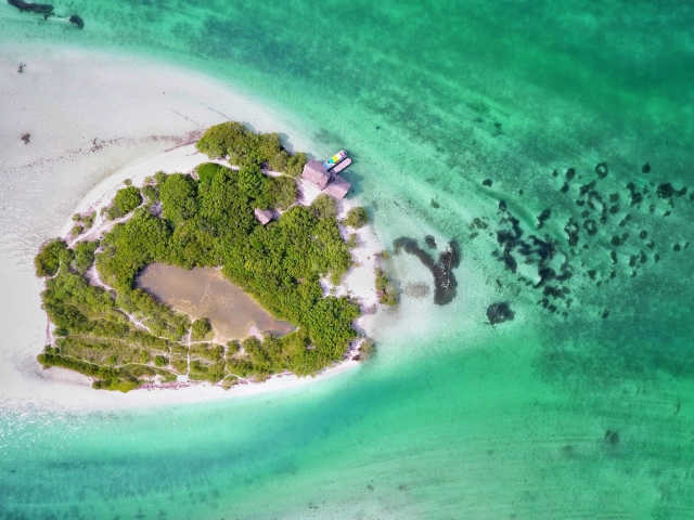 Panoramablick auf die Insel