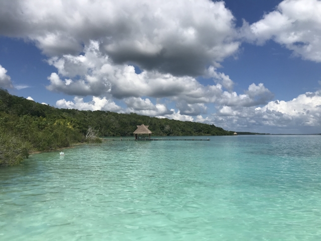  Enjoying the lagoon 