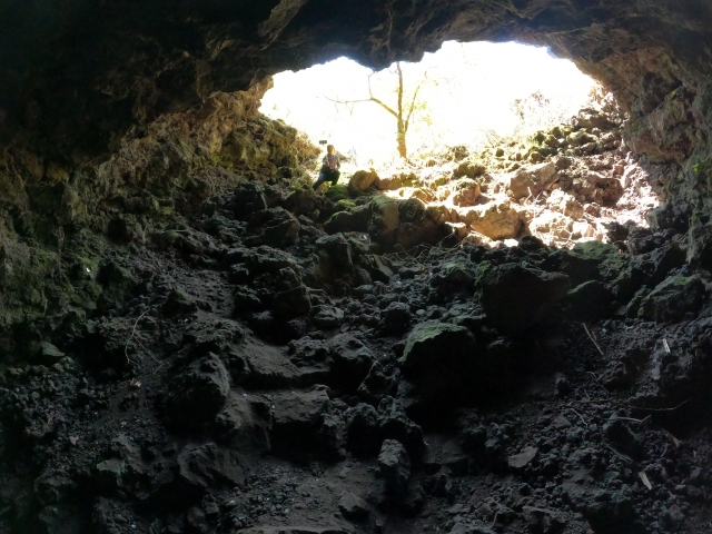 Blick in den Krater 