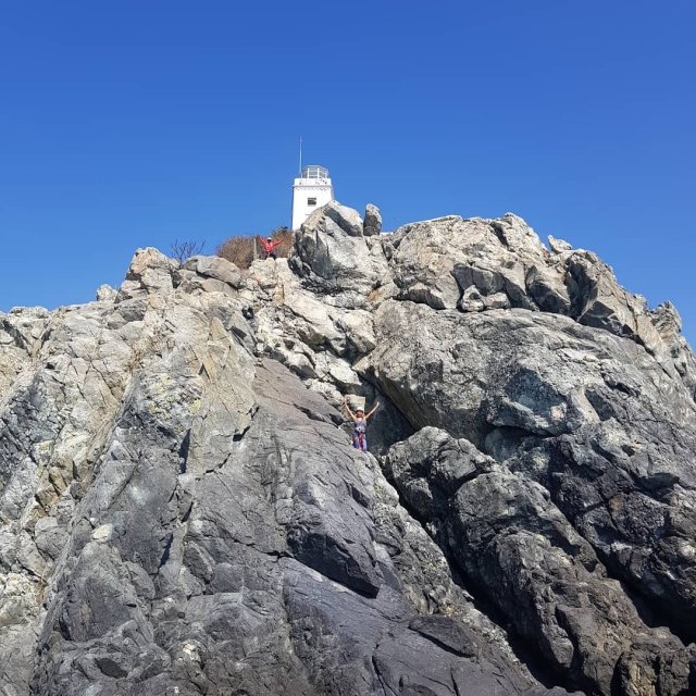 Descent from the lighthouse 