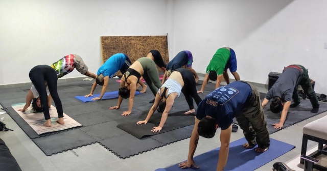  Yoga all'escalodromo