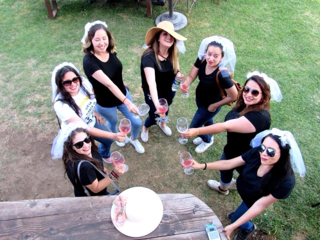 Disfrutando con amigas