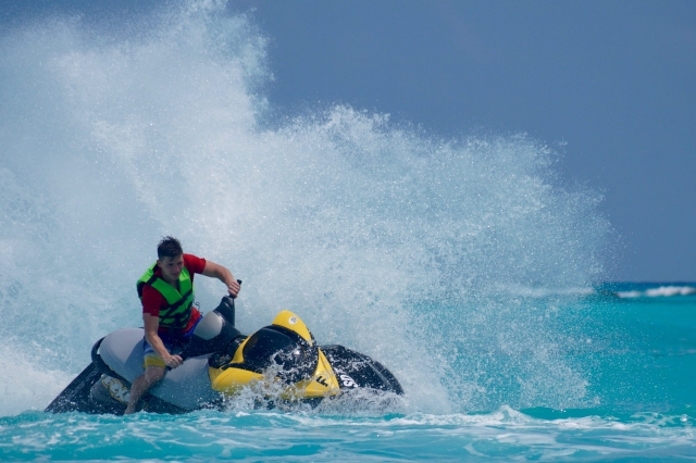 Adrenalin und Geschwindigkeit im Wasser 